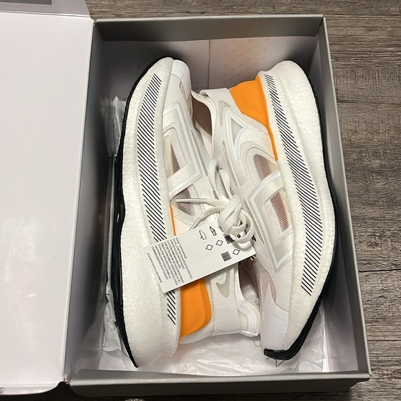 NWT Adidas by Stella McCartney Ultraboost 5 Shoes - White/Orange - IE8770 - Picture 17 of 17